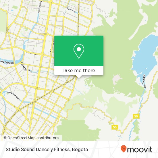 Studio Sound Dance y Fitness map