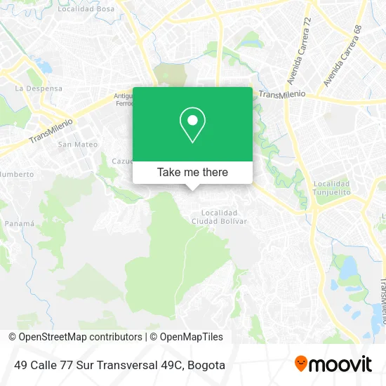 49 Calle 77 Sur Transversal 49C map