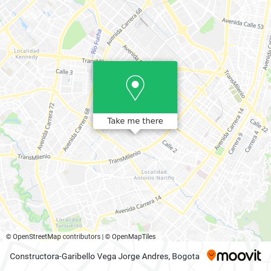 Mapa de Constructora-Garibello Vega Jorge Andres