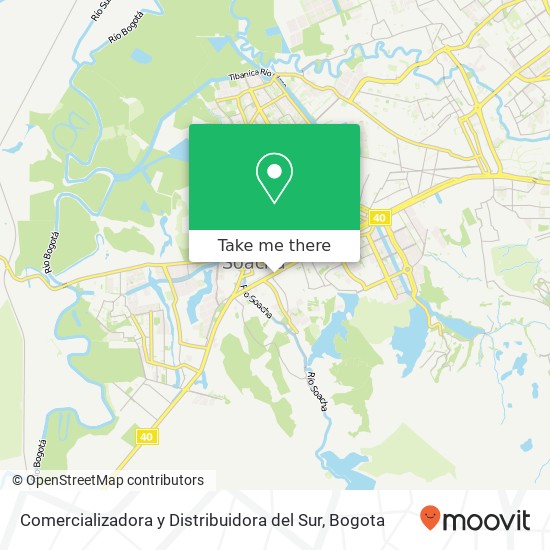 Comercializadora y Distribuidora del Sur map