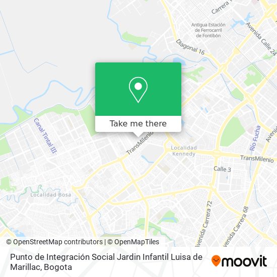 Punto de Integración Social Jardin Infantil Luisa de Marillac map