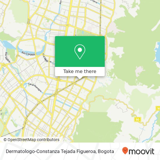 Mapa de Dermatologo-Constanza Tejada Figueroa
