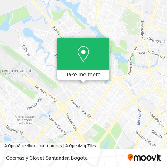 Cocinas y Closet Santander map