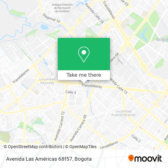 Avenida Las Américas 68f57 map