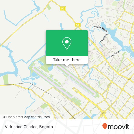 Vidrierias-Charles map