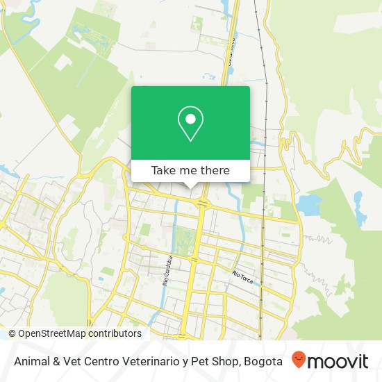 Animal & Vet Centro Veterinario y Pet Shop map