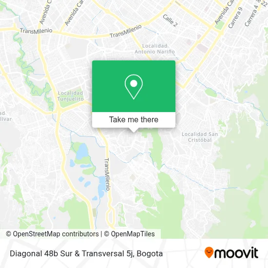 Diagonal 48b Sur & Transversal 5j map