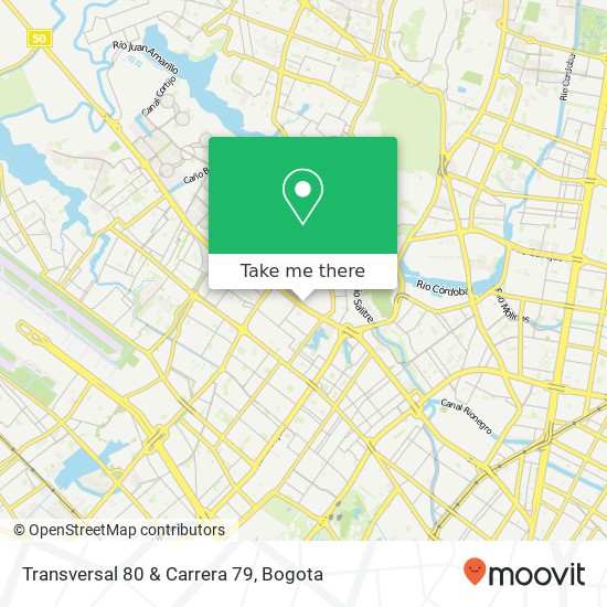 Mapa de Transversal 80 & Carrera 79