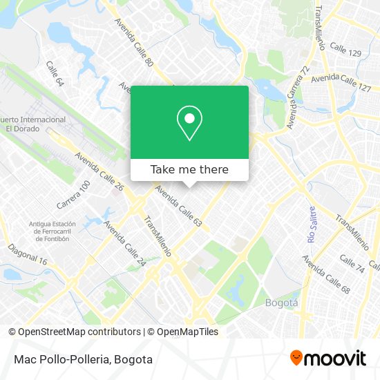 Mapa de Mac Pollo-Polleria