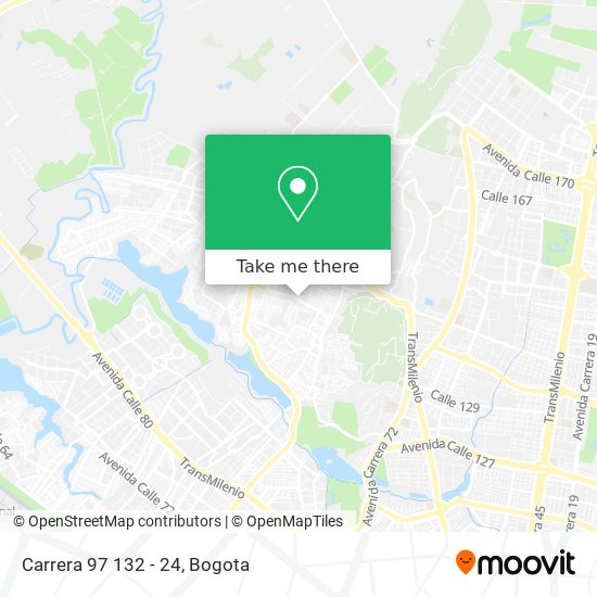 Mapa de Carrera 97 132 - 24