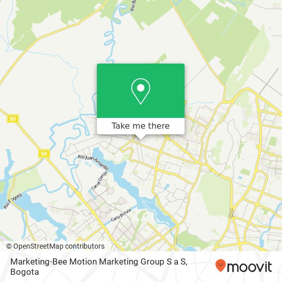 Marketing-Bee Motion Marketing Group S a S map