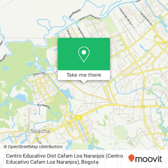 Centro Educativo Dist Cafam Los Naranjos map