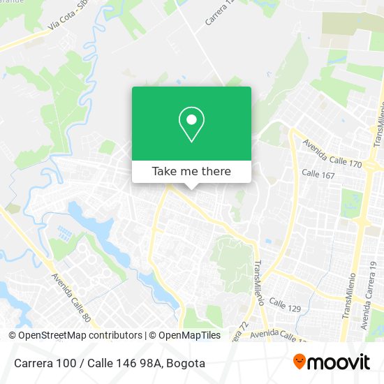 Carrera 100 / Calle 146 98A map