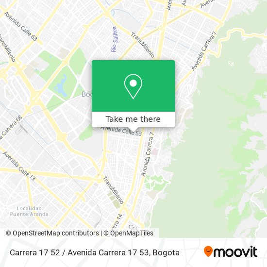 Carrera 17 52 / Avenida Carrera 17 53 map