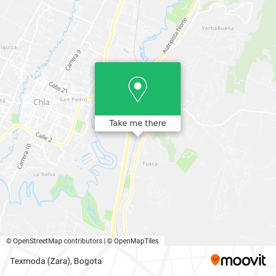 Texmoda (Zara) map