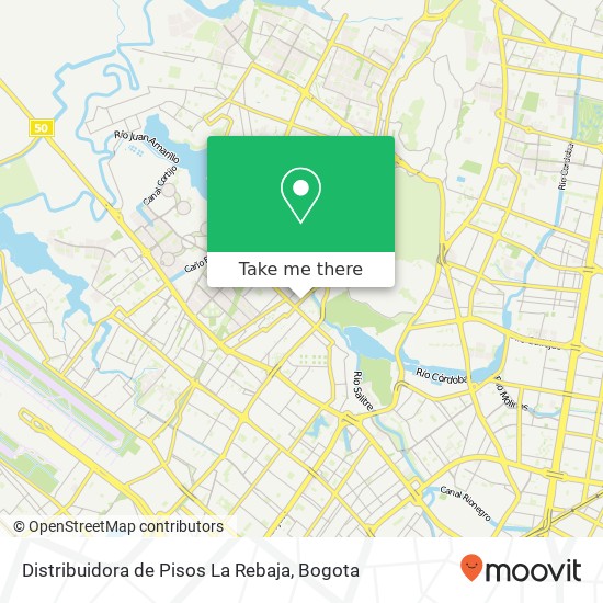 Distribuidora de Pisos La Rebaja map