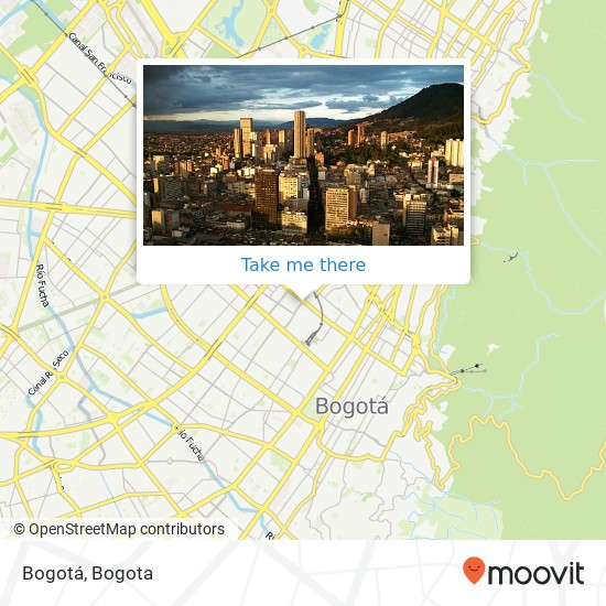 Bogotá map