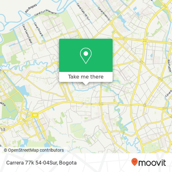 Carrera 77k 54-04Sur map
