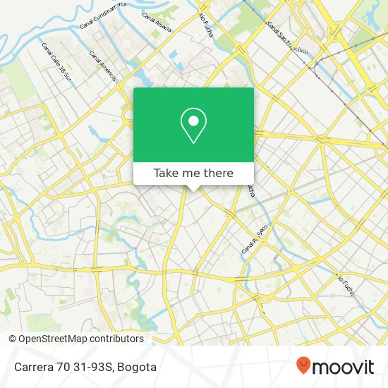 Mapa de Carrera 70 31-93S