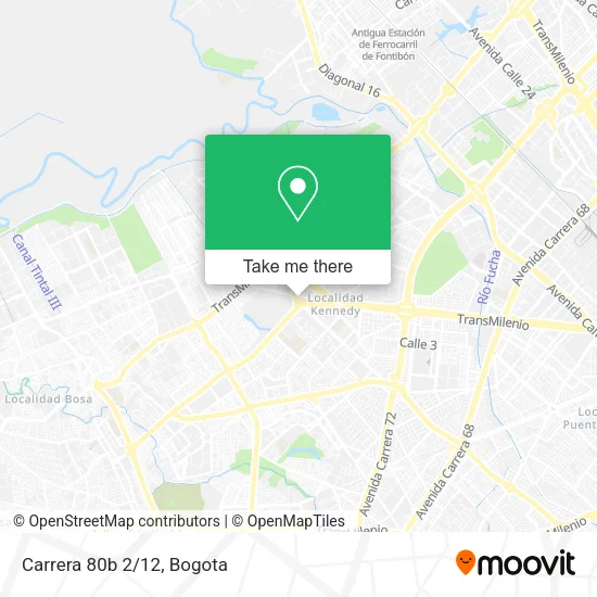 Carrera 80b 2/12 map