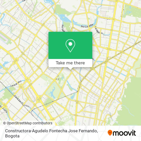 Mapa de Constructora-Agudelo Fontecha Jose Fernando