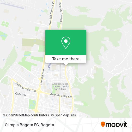 Olimpia Bogota FC map