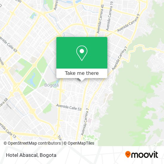 Hotel Abascal map