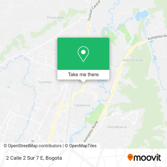 2 Calle 2 Sur 7 E map