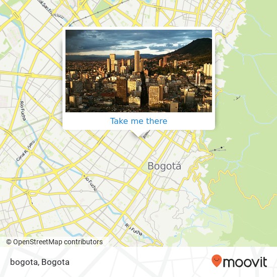 bogota map