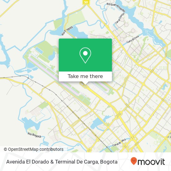 Avenida El Dorado & Terminal De Carga map