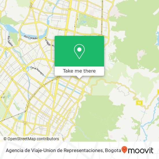 Agencia de Viaje-Union de Representaciones map