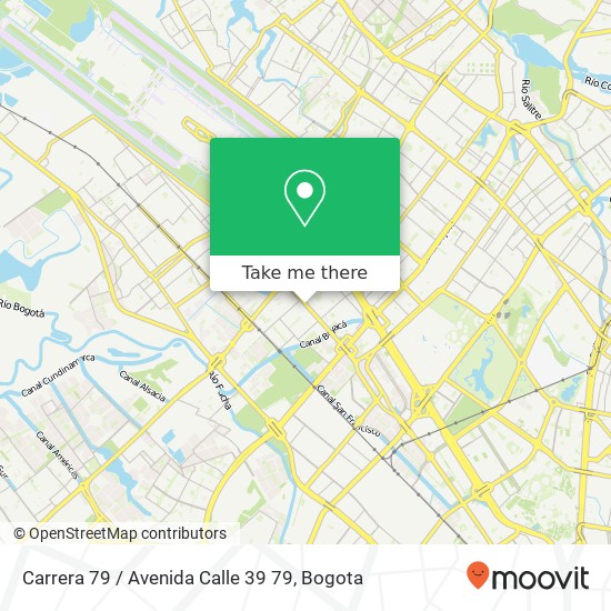 Carrera 79 / Avenida Calle 39 79 map