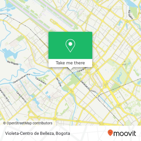 Violeta-Centro de Belleza map