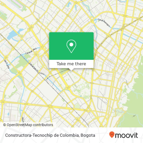 Mapa de Constructora-Tecnochip de Colombia