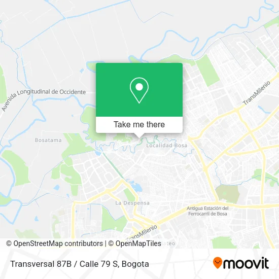 Mapa de Transversal 87B / Calle 79 S