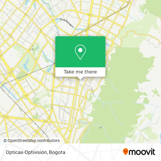 Opticas-Optivisión map