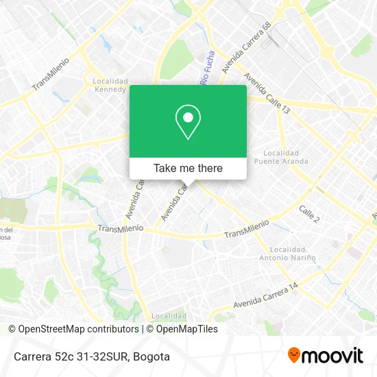 Carrera 52c 31-32SUR map