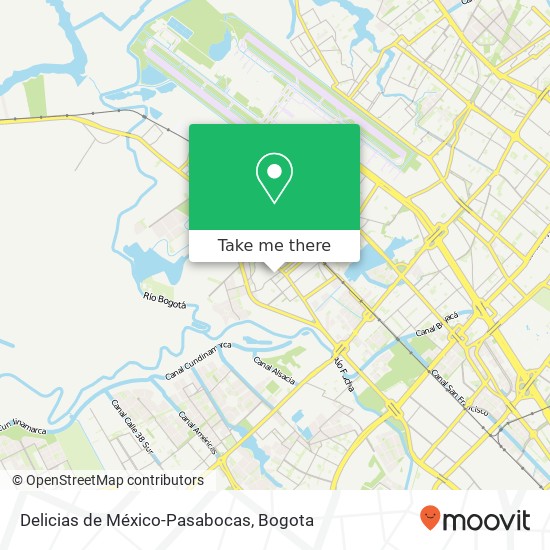 Delicias de México-Pasabocas map