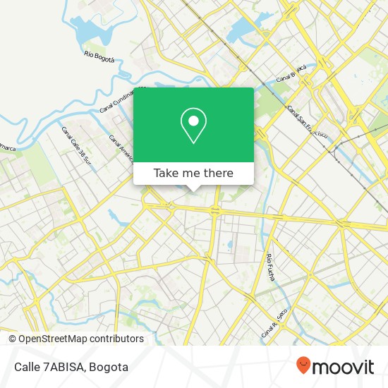 Calle 7ABISA map