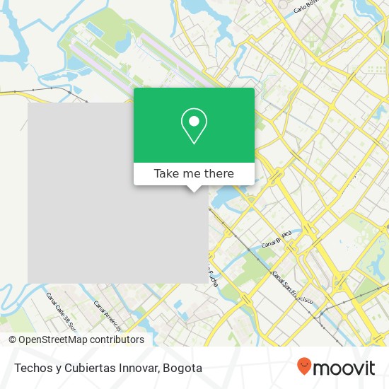Techos y Cubiertas Innovar map