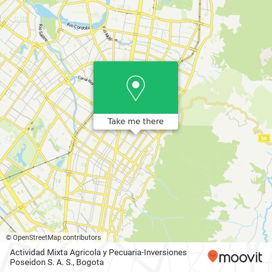 Mapa de Actividad Mixta Agricola y Pecuaria-Inversiones Poseidon S. A. S.