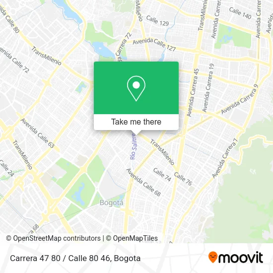 Carrera 47 80 / Calle 80 46 map