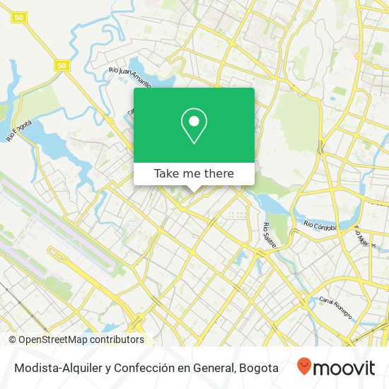 Modista-Alquiler y Confección en General map