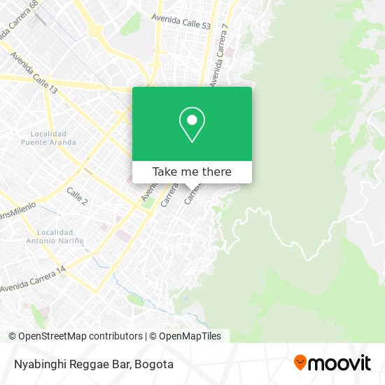 Nyabinghi Reggae Bar map