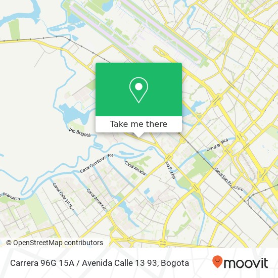 Carrera 96G 15A / Avenida Calle 13 93 map