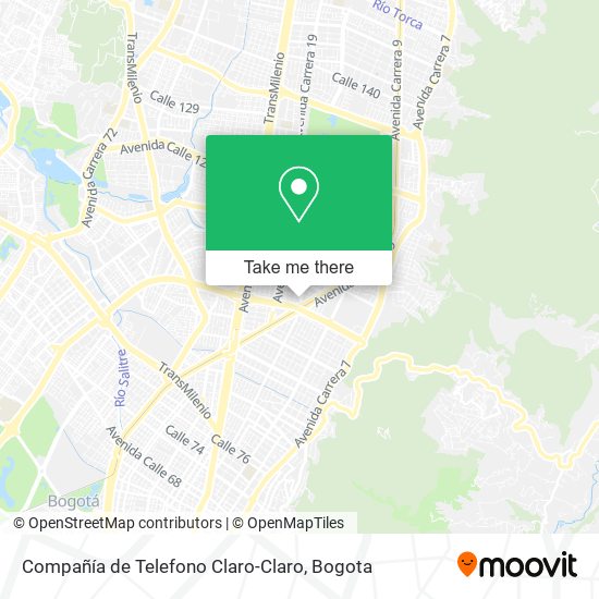 Mapa de Compañía de Telefono Claro-Claro