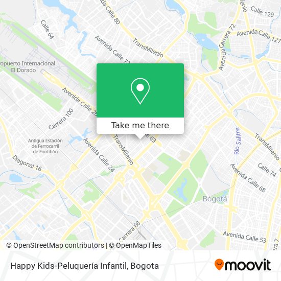 Happy Kids-Peluquería Infantil map