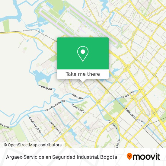 Argaex-Servicios en Seguridad Industrial map