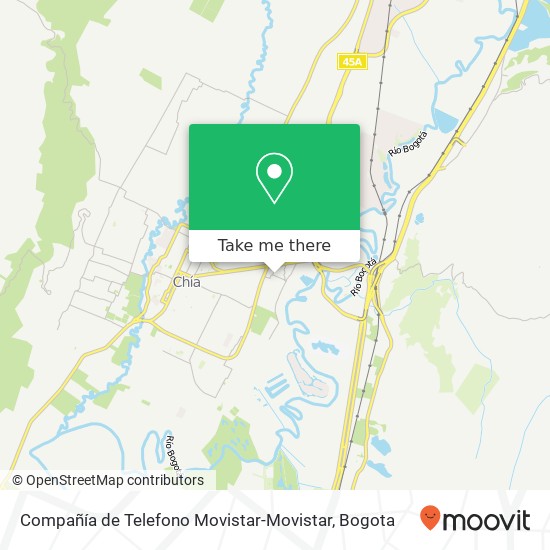 Compañía de Telefono Movistar-Movistar map