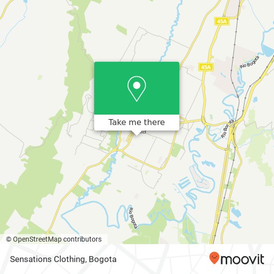 Sensations Clothing map